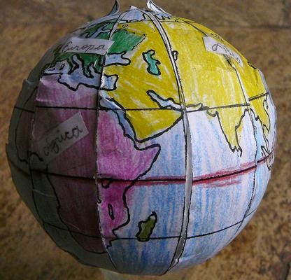 globinhofotob Maquete de Globo Terrestre